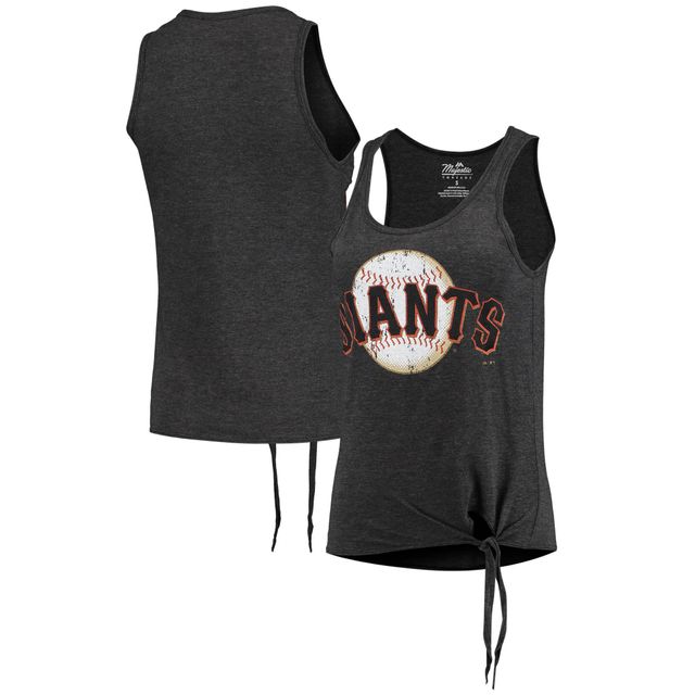 Lids San Francisco Giants Majestic Threads Cooperstown Collection Raglan  3/4-Sleeve T-Shirt - Cream/Black