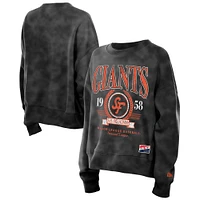 Women's New Era  Black San Francisco Giants 2025 City Connect Pullover Sweatshirt
