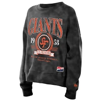 Women's New Era  Black San Francisco Giants 2025 City Connect Pullover Sweatshirt