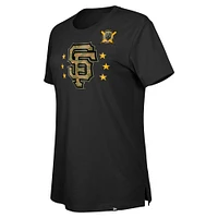 Women's New Era Black San Francisco Giants Armed Forces Day T-Shirt