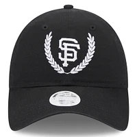 Casquette ajustable 9TWENTY New Era pour femme des Giants de San Francisco, noir