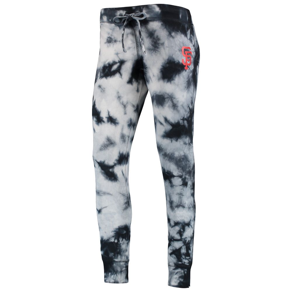 Women's New Era Black San Francisco Giants Tie-Dye Jogger Pants