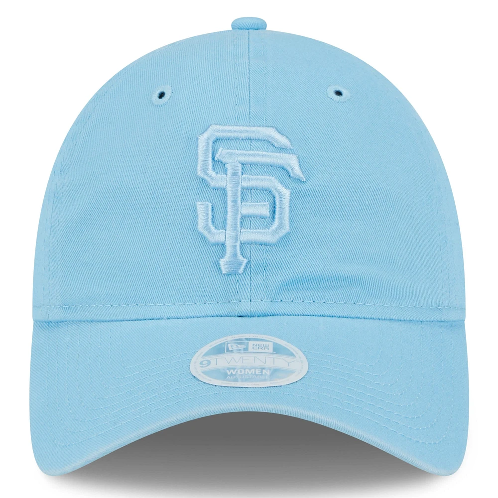 Women's New Era Light Blue San Francisco Giants Doscientos Core Classic 9TWENTY Adjustable Hat