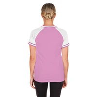 Women's New Era Light Pink San Francisco Giants Gameday V-Neck T-Shirt