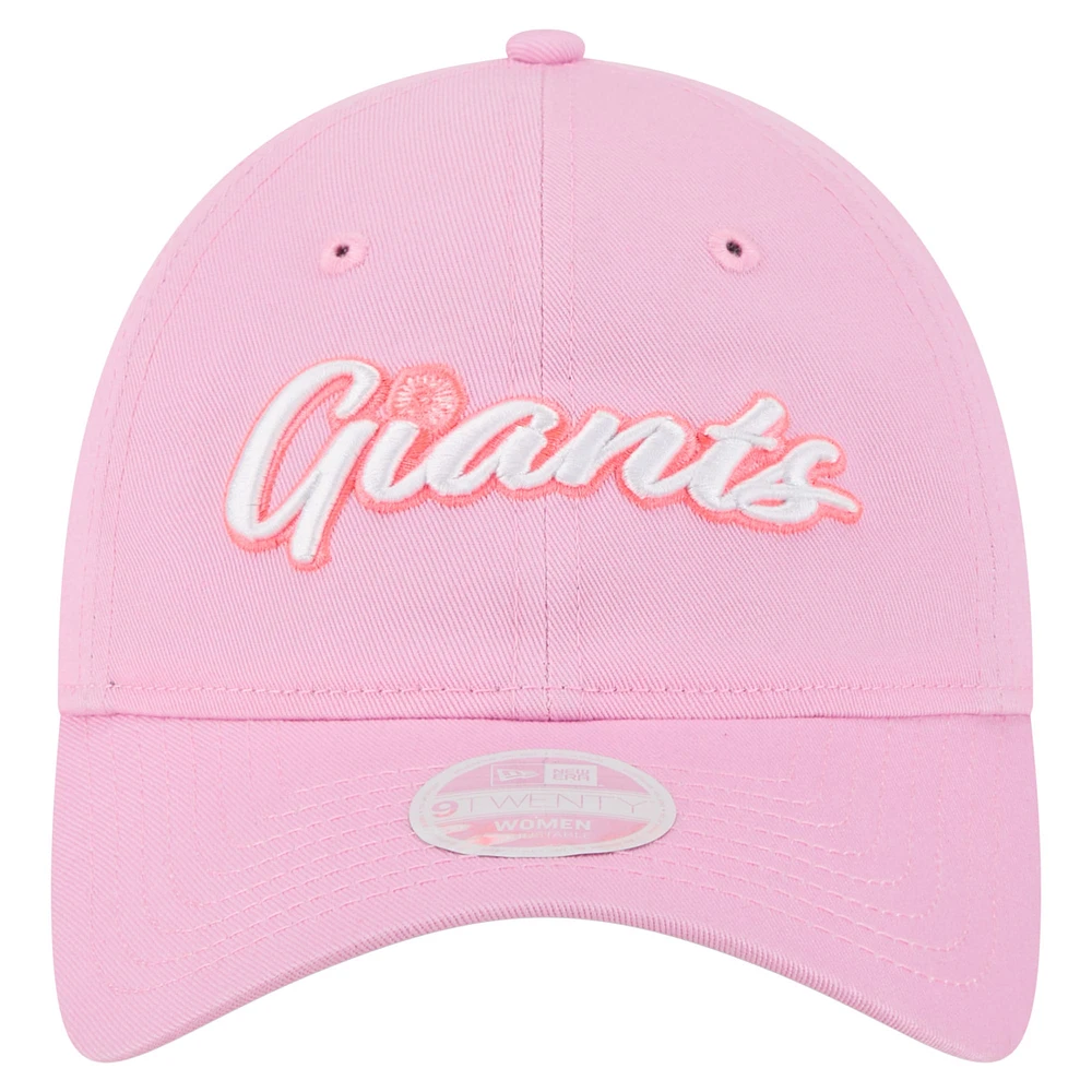 Women's New Era Pink San Francisco Giants Mother's Day 9TWENTY Adjustable Hat
