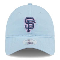 Women's New Era San Francisco Giants Multi Light Blue 9TWENTY Adjustable Hat