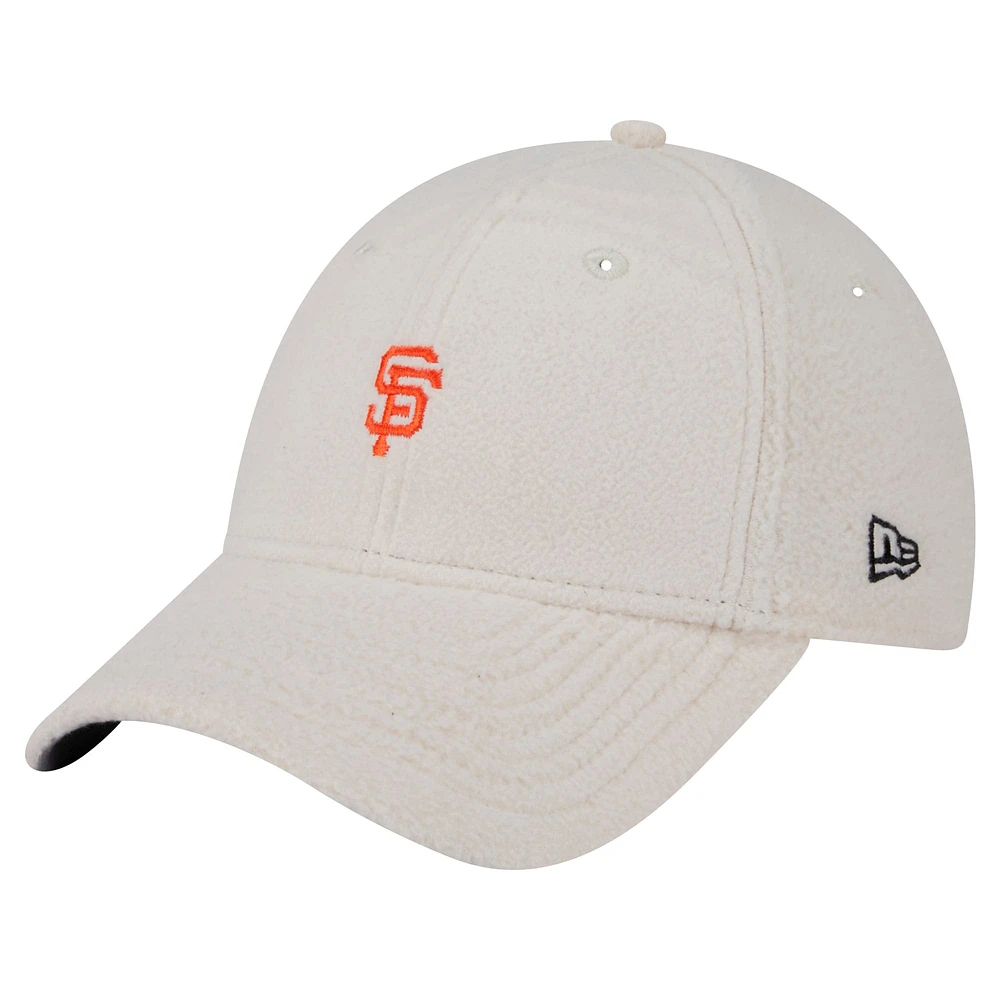 Women's New Era White San Francisco Giants Chrome Cozy 9FORTY Adjustable Hat