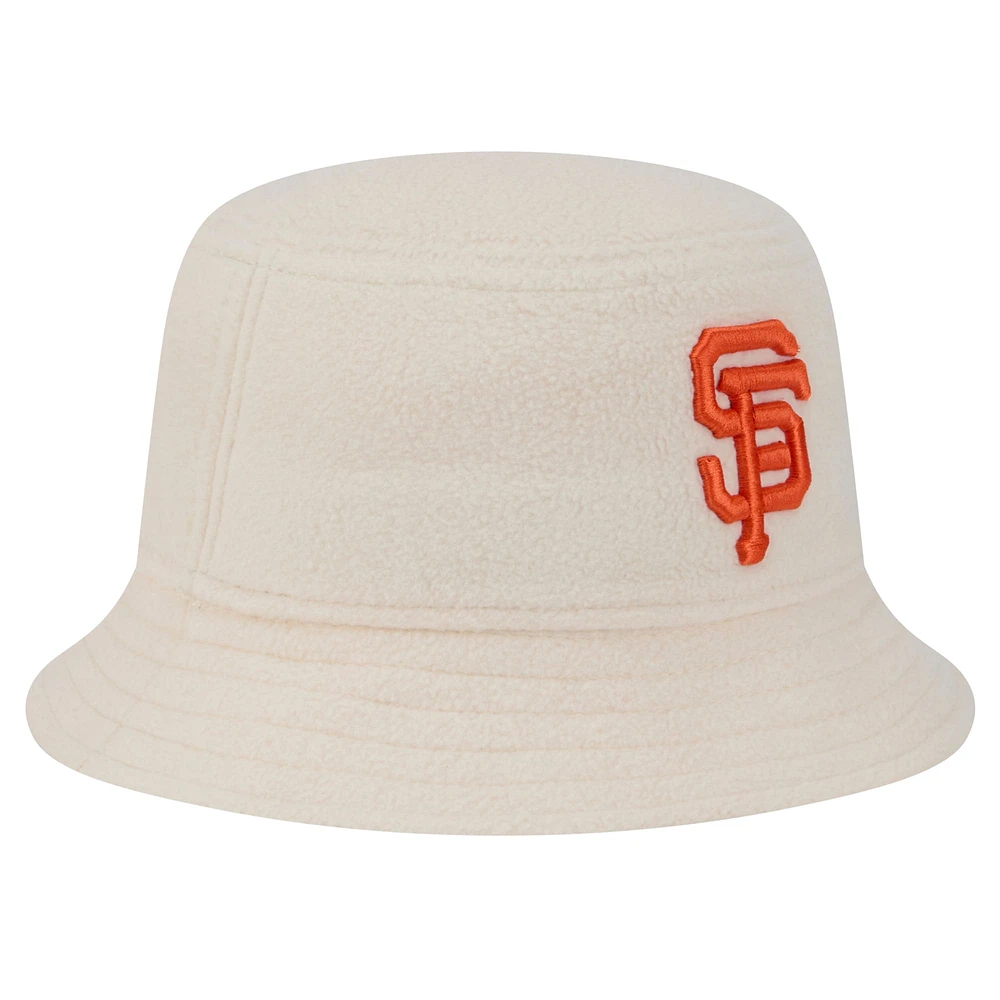 Chapeau seau confortable Chrome San Francisco Giants New Era blanc pour femme