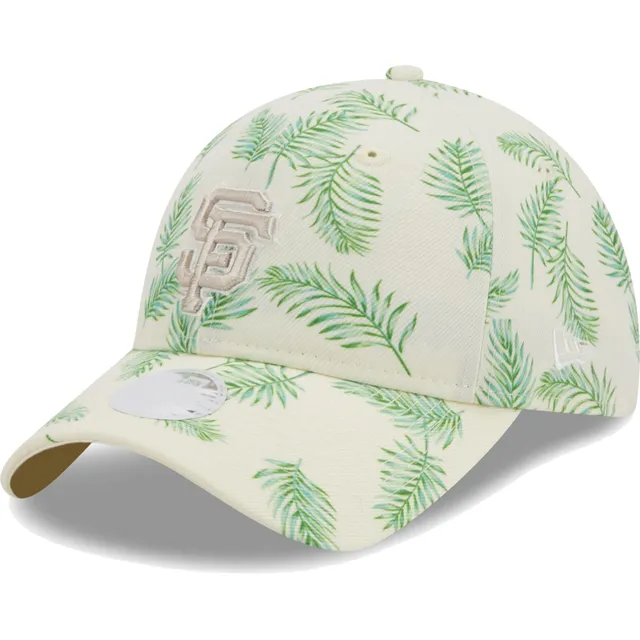 Denver Broncos New Era Women's Floral 9TWENTY Adjustable Hat - Cream