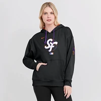 Sweat à capuche Nike noir pour femme San Francisco Giants 2025 City Connect Authentic Collection Performance