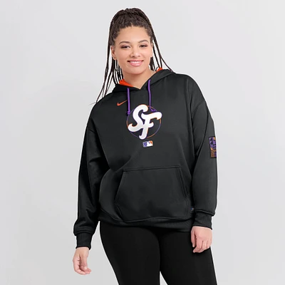Sweat à capuche Nike noir pour femme San Francisco Giants 2025 City Connect Authentic Collection Performance