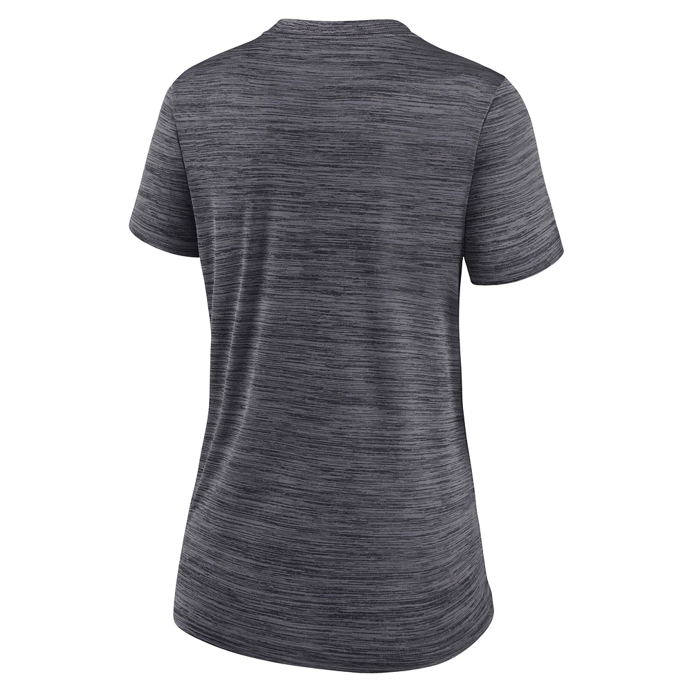 Women's Nike Black San Francisco Giants 2025 City Connect Authentic Collection Velocity Performance T-Shirt