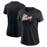 Women's Nike  Black San Francisco Giants 2025 City Connect Wordmark T-Shirt