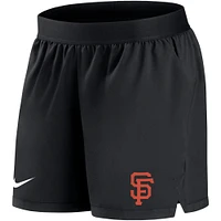 Women's Nike Black San Francisco Giants Authentic Collection Flex Vent Max Performance Shorts