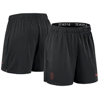 Women's Nike Black San Francisco Giants Authentic Collection Knit Shorts