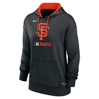 Women's Nike Black San Francisco Giants Authentic Collection Performance Pullover Hoodie