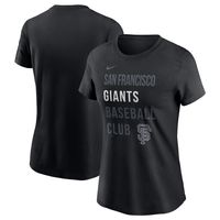 Women's Nike Black San Francisco Giants Baseball Club T-Shirt