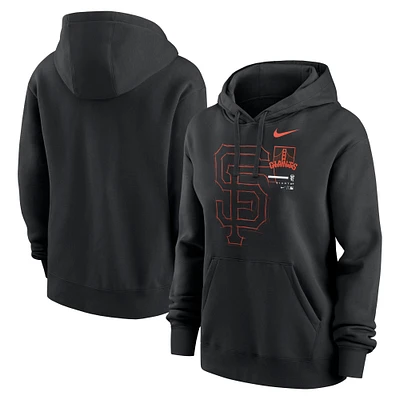 Sweat à capuche Nike San Francisco Giants Big Game pour femme, noir