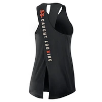 Débardeur Nike Crisscross Performance noir pour femme des San Francisco Giants