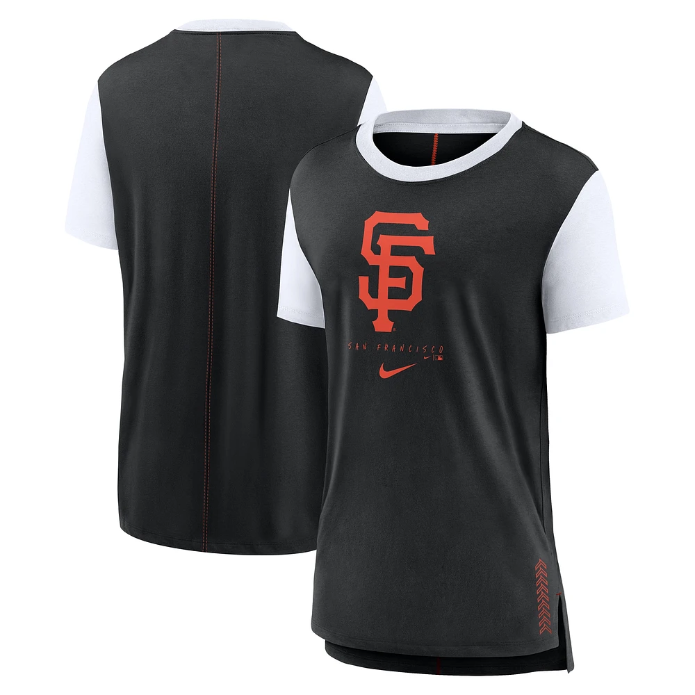 Haut Nike noir San Francisco Giants Local Touch Fashion pour femme