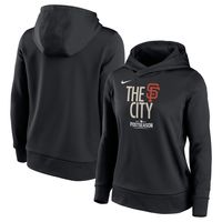 Women's Nike Black San Francisco Giants Postseason Dugout Pullover Hoodie