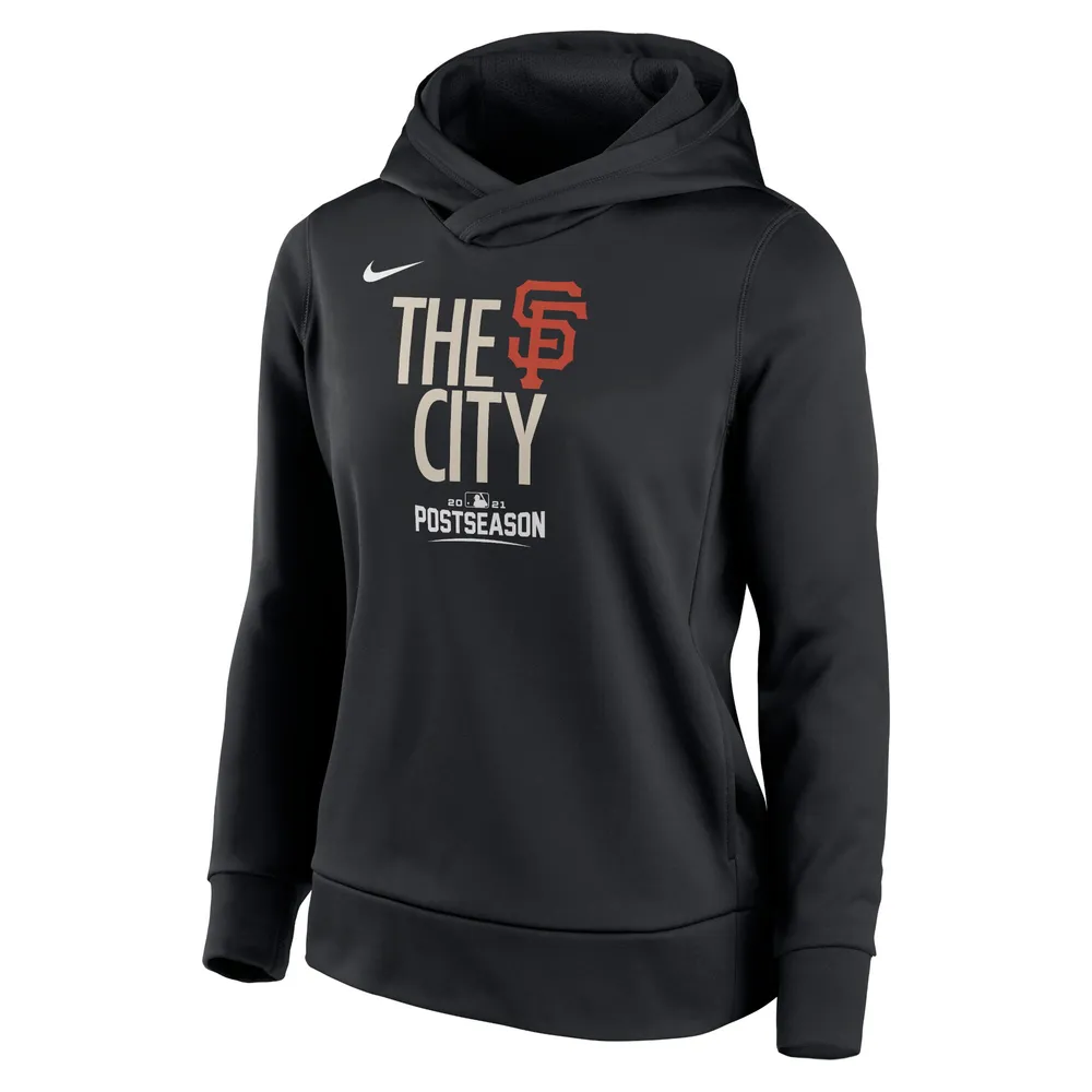 Sweat à capuche Nike noir San Francisco Giants Postseason Dugout pour femme