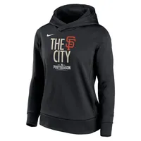 Sweat à capuche Nike noir San Francisco Giants Postseason Dugout pour femme