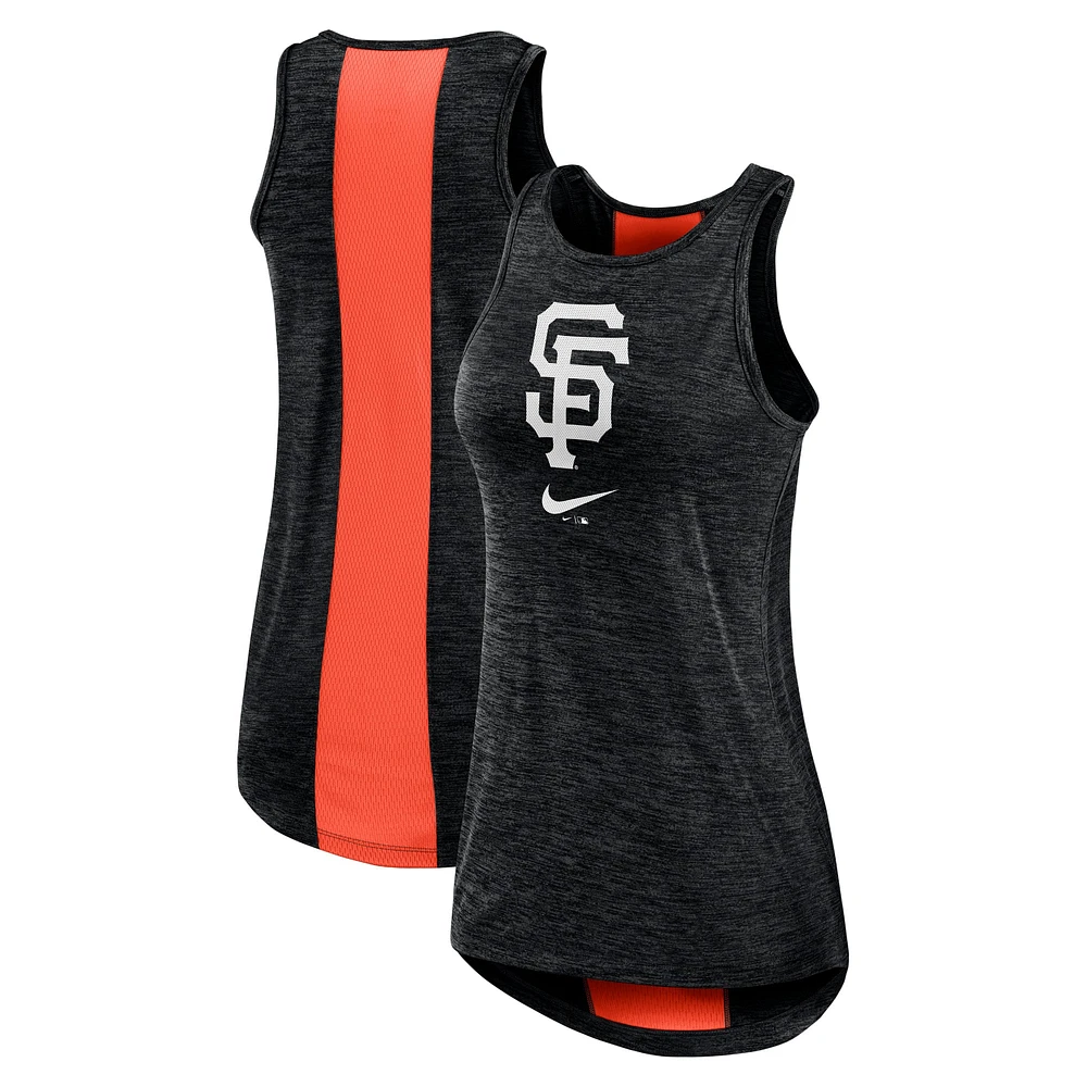 Women's Nike Black San Francisco Giants Right Mix High Neck Tank Top