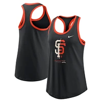 Débardeur Nike Tech Tri-Blend noir pour femme des San Francisco Giants