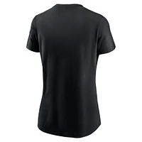 T-shirt Nike noir avec le mot-symbole des Giants de San Francisco pour femme