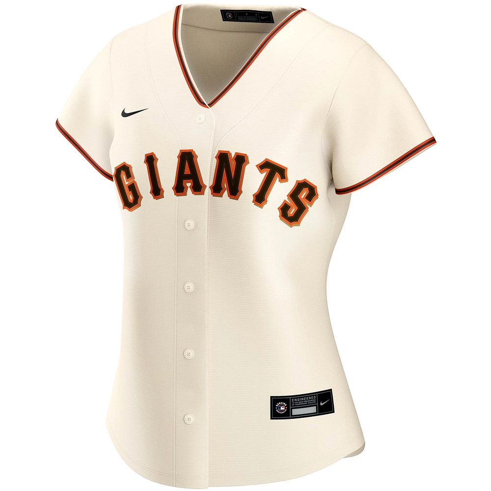 Women's Nike Cream San Francisco Giants Home Replica Team - Jersey