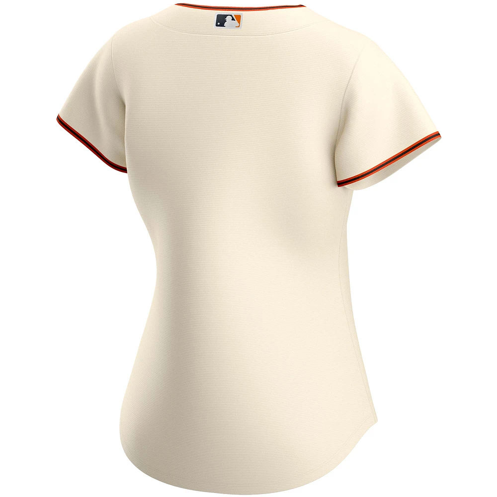 Women's Nike Cream San Francisco Giants Home Replica Team - Jersey