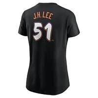 Women's Nike Jung Hoo Lee Anthracite San Francisco Giants 2025 City Connect Fuse Name & Number T-Shirt