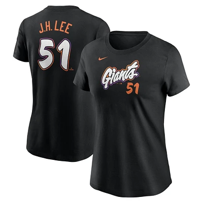 Women's Nike Jung Hoo Lee Anthracite San Francisco Giants 2025 City Connect Fuse Name & Number T-Shirt
