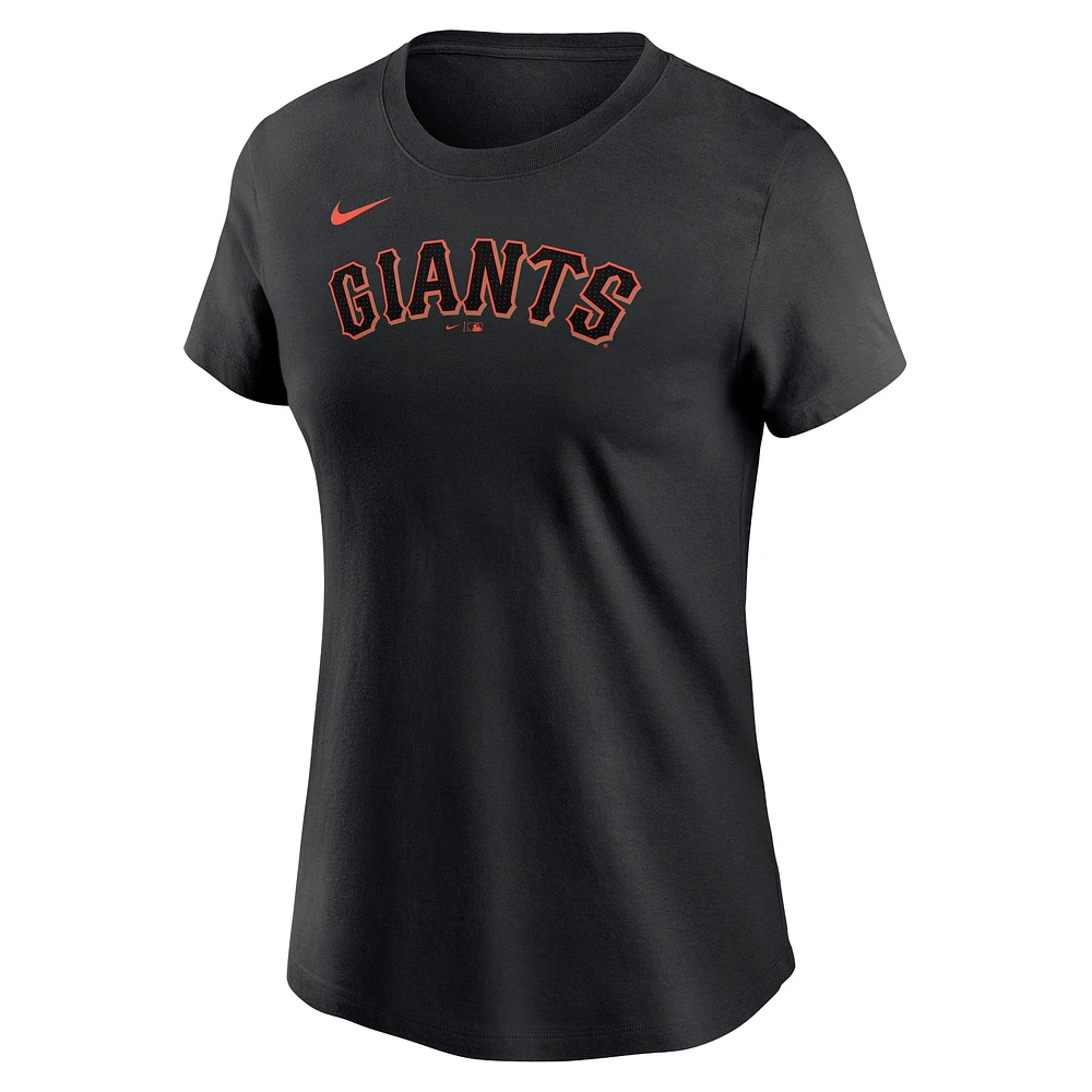 T-shirt avec nom et numéro Nike Jung Hoo Lee pour femmes, noir, San Francisco Giants Fuse