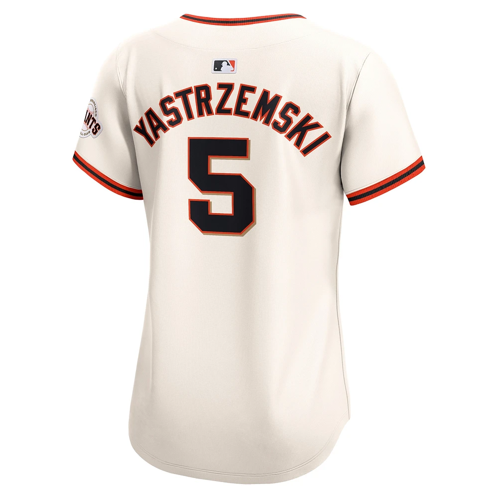 Maillot de joueur Nike Mike Yastrzemski crème San Francisco Giants Home Limited pour femme