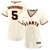 Maillot de joueur réplique à domicile des Giants San Francisco Nike Mike Yastrzemski crème pour femme