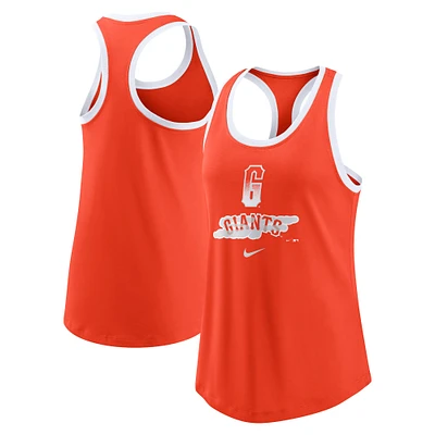 Women's Nike  Orange San Francisco Giants City Connect Tri-Blend Tank Top