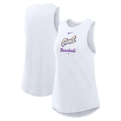 Débardeur Nike blanc à col montant City Connect Tri-Code pour femme San Francisco Giants 2025