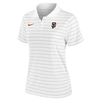 Women's Nike White San Francisco Giants Authentic Collection Victory Performance Polo