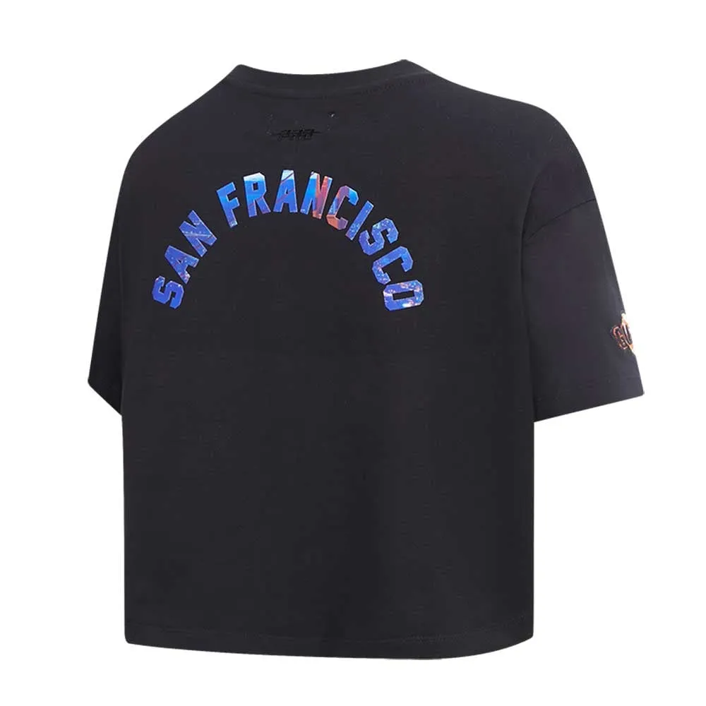 T-shirt boxy Pro Standard San Francisco Giants Cityscape noir pour femme