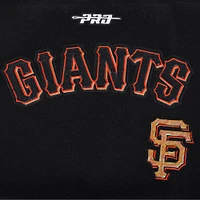 Women's Pro Standard  Black San Francisco Giants Game Day Classics Wool Varsity Jacket