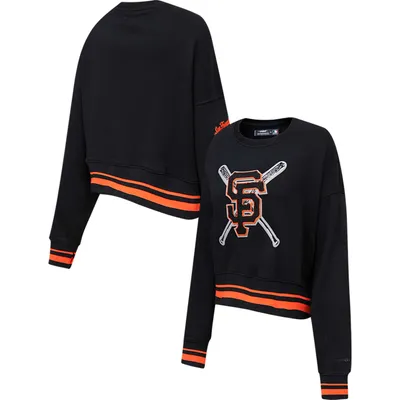 San Francisco Giants Pro Standard Women's Mash Up Pullover Sweatshirt - Black