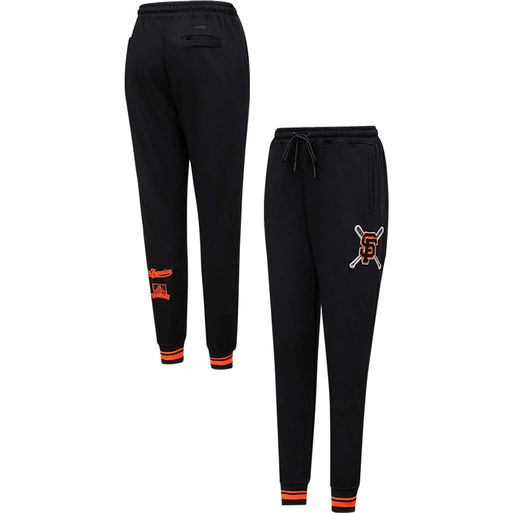 Women's Pro Standard Black San Francisco Giants Mash Up Sweatpants