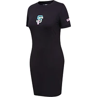 Robe moulante fluo délavée San Francisco Giants Pro Standard pour femme, noire