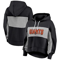 Sweat à capuche taille plus pour femmes Profile, noir, San Francisco Giants