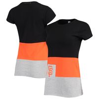 Women's Refried Apparel Black San Francisco Giants Sustainable Fitted T-Shirt