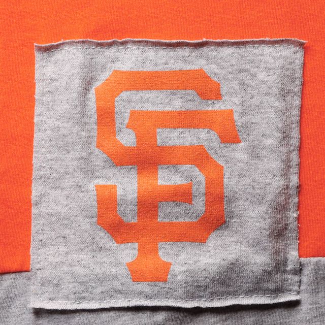 Women's San Francisco Giants Refried Apparel Orange Cropped T-Shirt