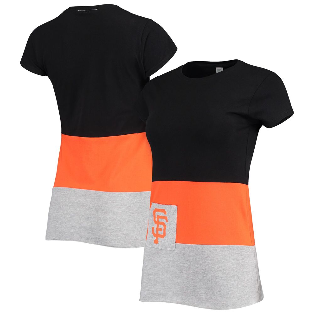 Women's Refried Apparel Black San Francisco Giants Sustainable Fitted T-Shirt