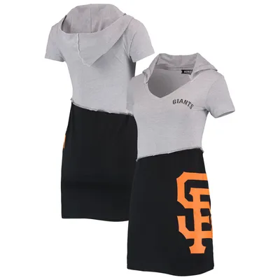 Refried Apparel Heathered Gray/Black San Francisco Giants Hoodie Dress